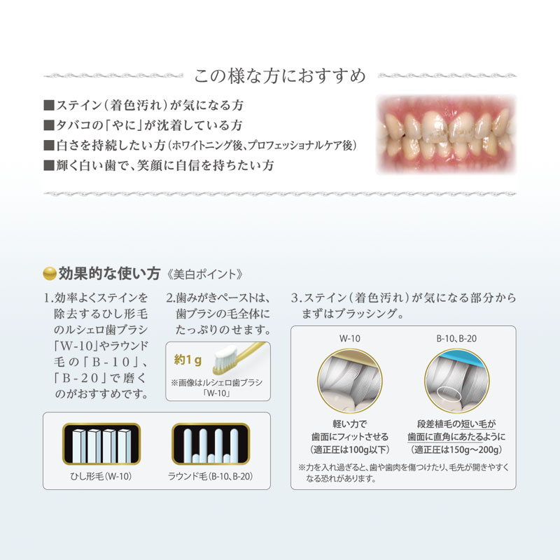 KEY DENTAL SHOP / ルシェロ 歯磨きペースト ホワイト